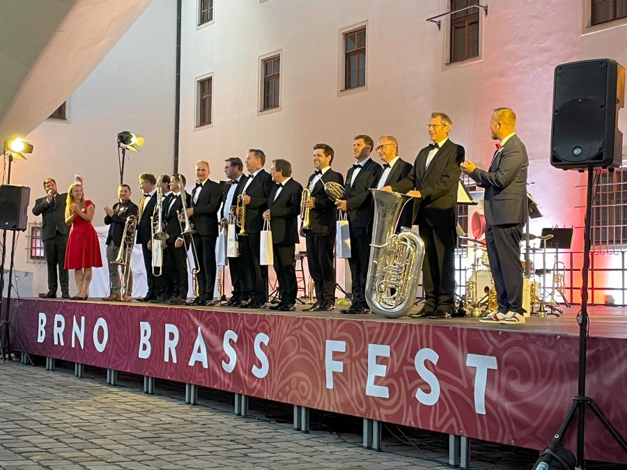 German Brass v Brně na Špilberku. Foto: Petra Sklenská